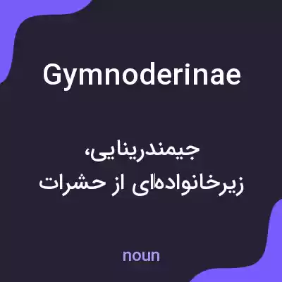 معنی gymnoderinae به فارسی معنی gymnoderinae به فارسی