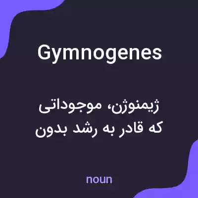 معنی gymnogenes به فارسی معنی gymnogenes به فارسی