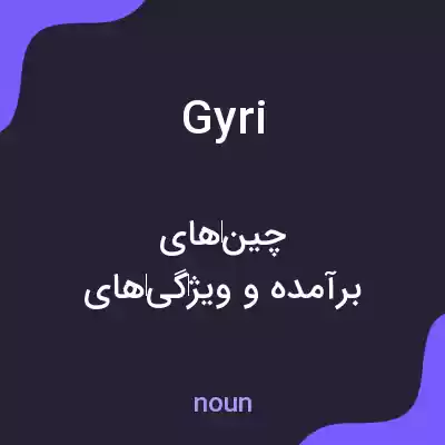 معنی gyri به فارسی معنی gyri به فارسی