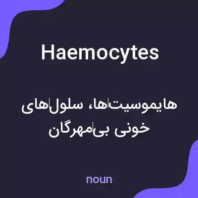 معنی haemocytes به فارسی معنی haemocytes به فارسی