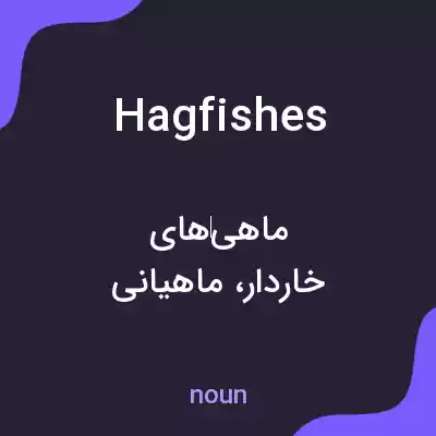 معنی hagfishes به فارسی معنی hagfishes به فارسی