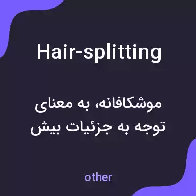 معنی hair-splitting به فارسی معنی hair-splitting به فارسی