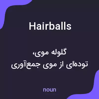 معنی hairballs به فارسی معنی hairballs به فارسی