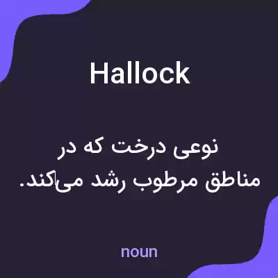 معنی hallock به فارسی معنی hallock به فارسی