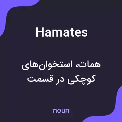 معنی hamates به فارسی معنی hamates به فارسی