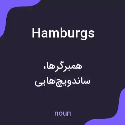 معنی hamburgs به فارسی معنی hamburgs به فارسی