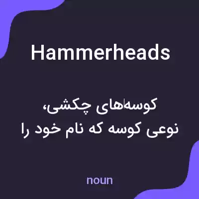 معنی hammerheads به فارسی معنی hammerheads به فارسی