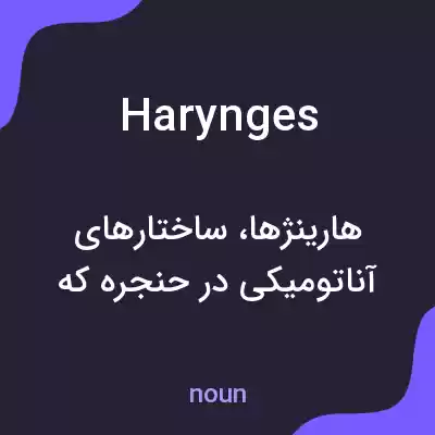 معنی harynges به فارسی معنی harynges به فارسی