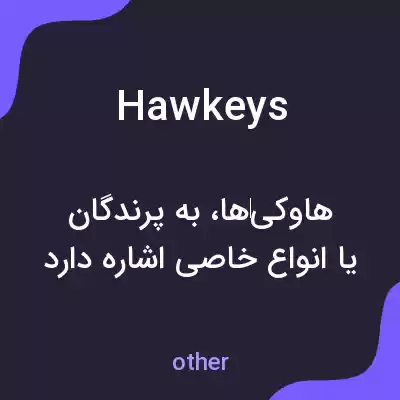 معنی hawkeys به فارسی معنی hawkeys به فارسی