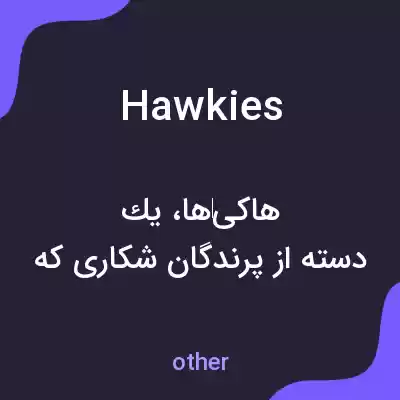 معنی hawkies به فارسی معنی hawkies به فارسی
