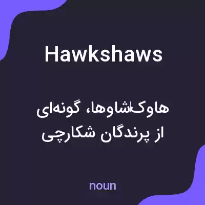 معنی hawkshaws به فارسی معنی hawkshaws به فارسی