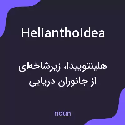 معنی helianthoidea به فارسی معنی helianthoidea به فارسی