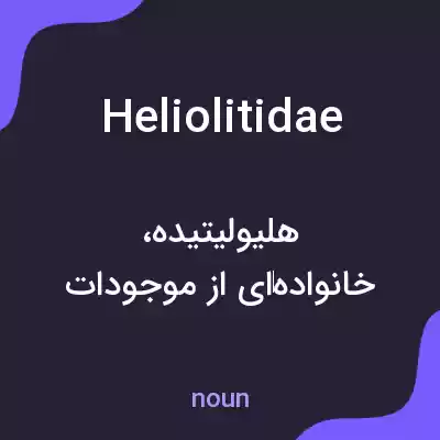 معنی heliolitidae به فارسی معنی heliolitidae به فارسی
