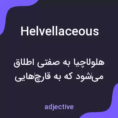 معنی helvellaceous به فارسی معنی helvellaceous به فارسی