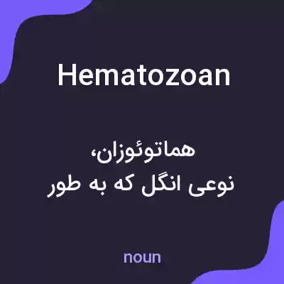 معنی hematozoan به فارسی معنی hematozoan به فارسی