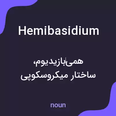 معنی hemibasidium به فارسی معنی hemibasidium به فارسی