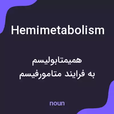معنی hemimetabolism به فارسی معنی hemimetabolism به فارسی