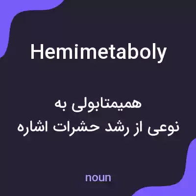 معنی hemimetaboly به فارسی معنی hemimetaboly به فارسی