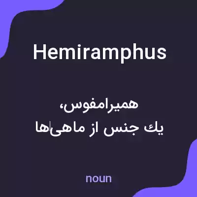 معنی hemiramphus به فارسی معنی hemiramphus به فارسی