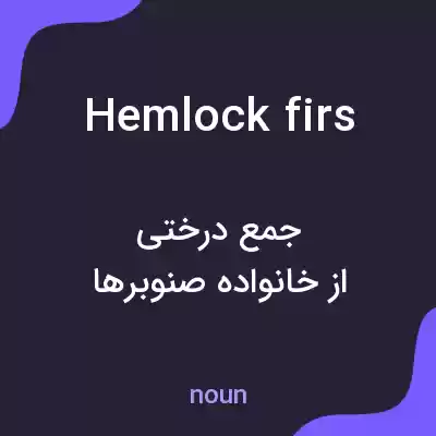 معنی hemlock firs به فارسی معنی hemlock firs به فارسی
