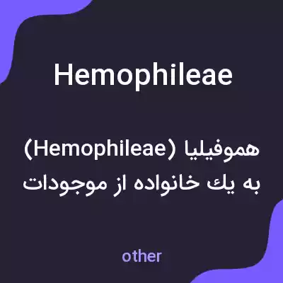 معنی hemophileae به فارسی معنی hemophileae به فارسی