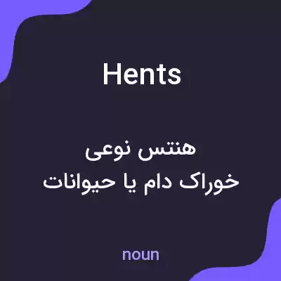 معنی hents به فارسی معنی hents به فارسی