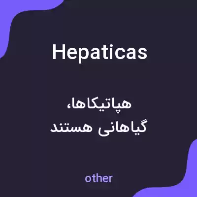 معنی hepaticas به فارسی معنی hepaticas به فارسی
