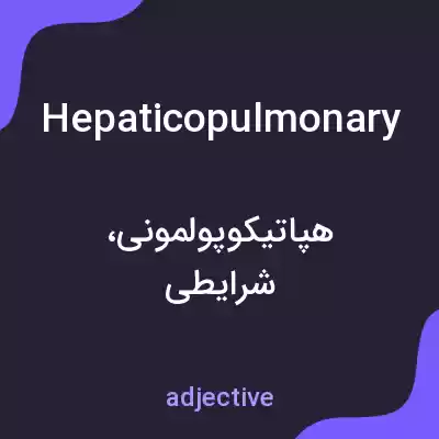 معنی hepaticopulmonary به فارسی معنی hepaticopulmonary به فارسی