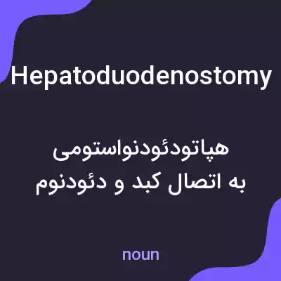 معنی hepatoduodenostomy به فارسی معنی hepatoduodenostomy به فارسی