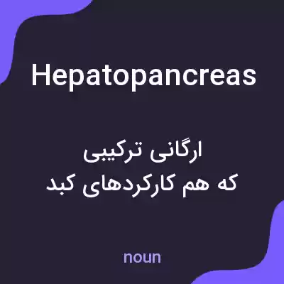 معنی hepatopancreas به فارسی معنی hepatopancreas به فارسی