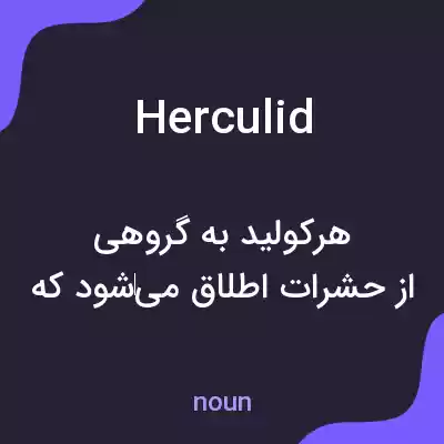 معنی herculid به فارسی معنی herculid به فارسی