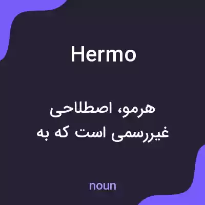 معنی hermo به فارسی معنی hermo به فارسی