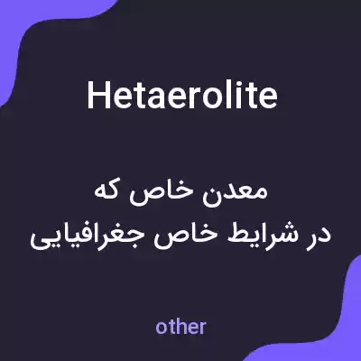 معنی hetaerolite به فارسی معنی hetaerolite به فارسی
