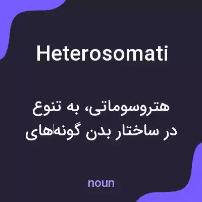 معنی heterosomati به فارسی معنی heterosomati به فارسی