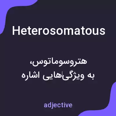معنی heterosomatous به فارسی معنی heterosomatous به فارسی