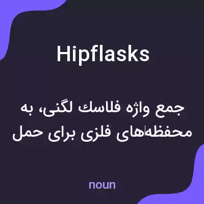 معنی hip flasks به فارسی معنی hip flasks به فارسی