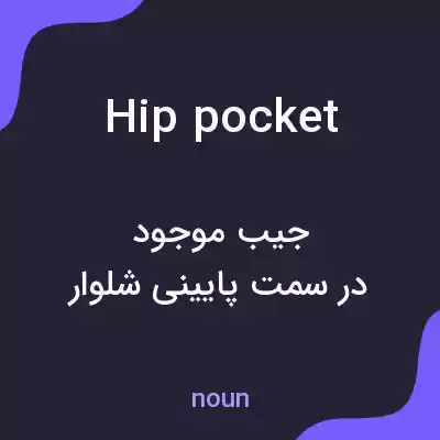 معنی hip pocket به فارسی معنی hip pocket به فارسی