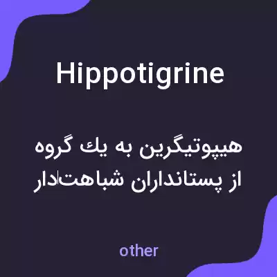 معنی hippotigrine به فارسی معنی hippotigrine به فارسی