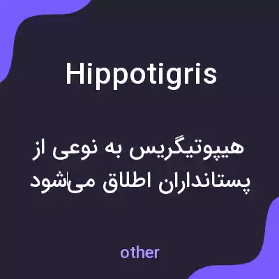 معنی hippotigris به فارسی معنی hippotigris به فارسی