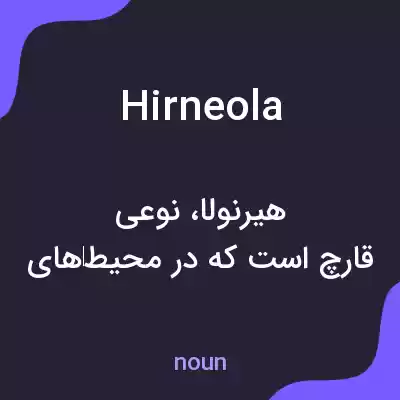 معنی hirneola به فارسی معنی hirneola به فارسی