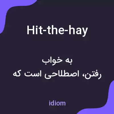 معنی hit-the-hay به فارسی معنی hit-the-hay به فارسی