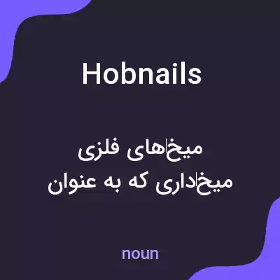 معنی hobnails به فارسی معنی hobnails به فارسی