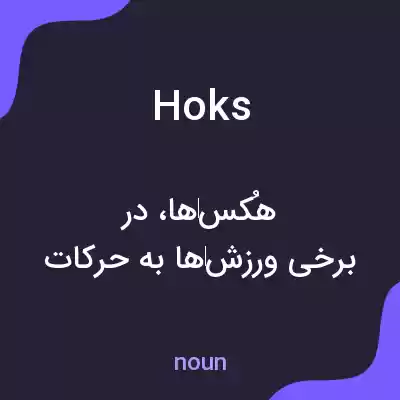 معنی hoks به فارسی معنی hoks به فارسی
