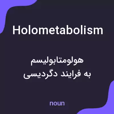 معنی holometabolism به فارسی معنی holometabolism به فارسی
