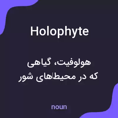 معنی holophyte به فارسی معنی holophyte به فارسی