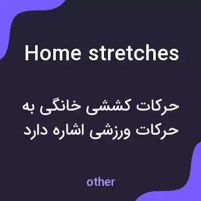 معنی homestretches به فارسی معنی homestretches به فارسی