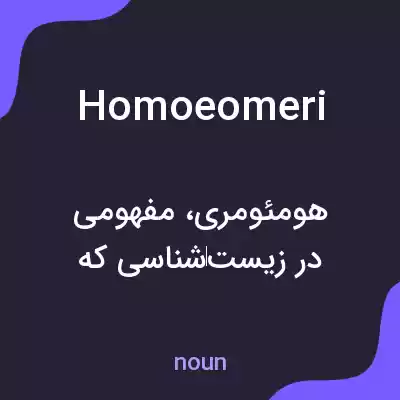 معنی homoeomeri به فارسی معنی homoeomeri به فارسی