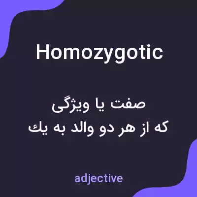 معنی homozygotic به فارسی معنی homozygotic به فارسی