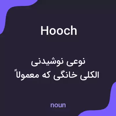 معنی hooch به فارسی معنی hooch به فارسی