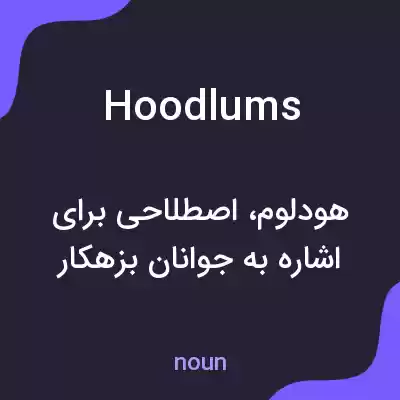 معنی hoodlums به فارسی معنی hoodlums به فارسی
